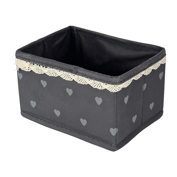 Кошик-органайзер д/зберігання речей 16*12*10см текстильний арт.1263-4