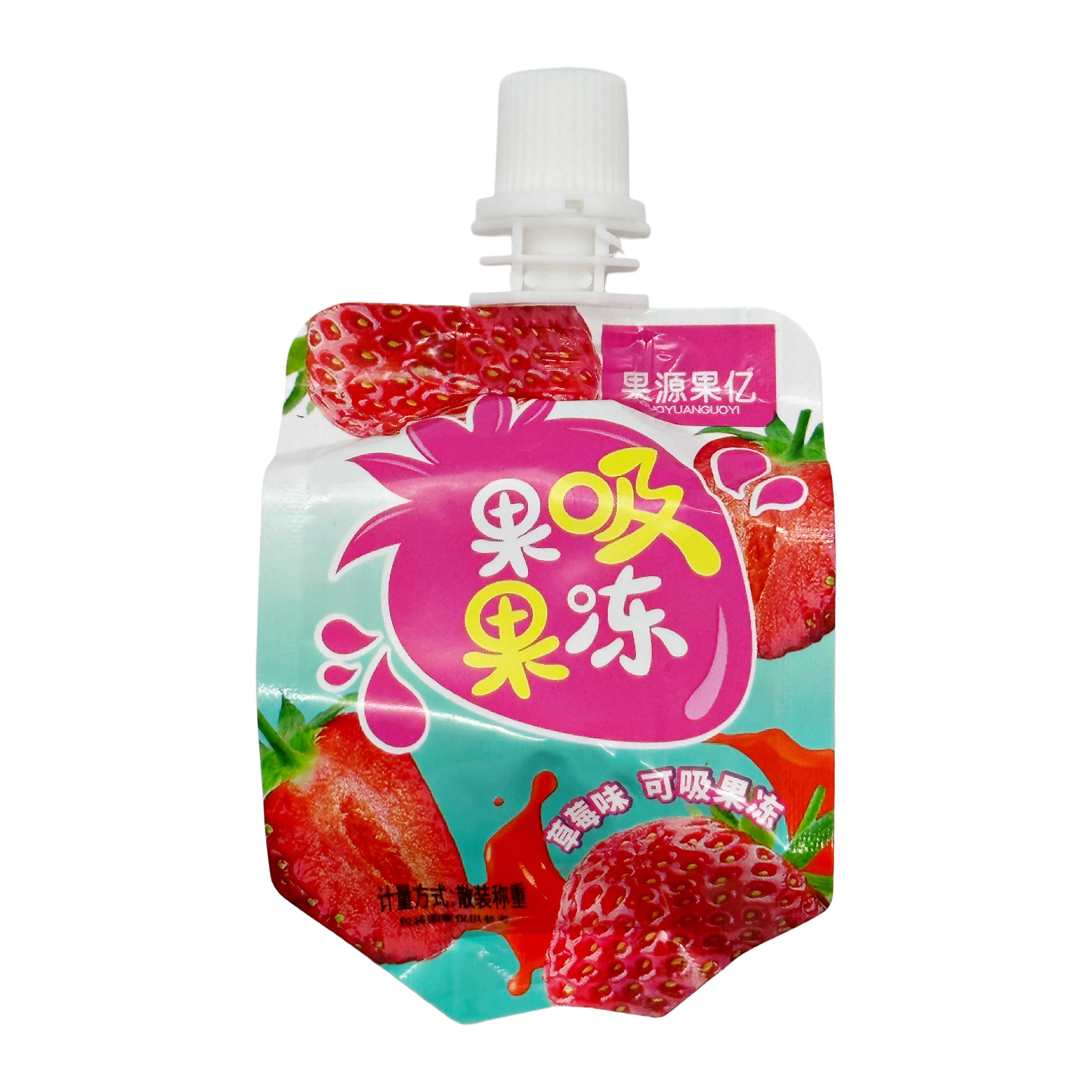 Желе фруктове GUOYUANGUOYI 1шт в тюбику зі смаком полуниці арт.F15-S09