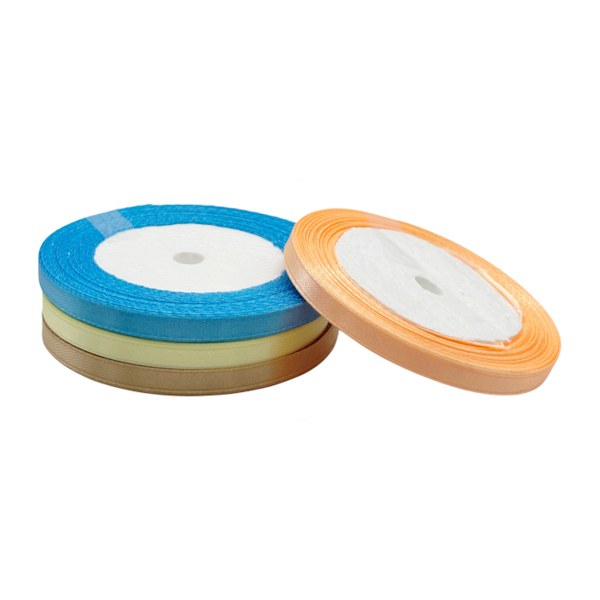 Стрічка Атласна 0,6см в рулоні Кольорова Мікс арт.1134-1