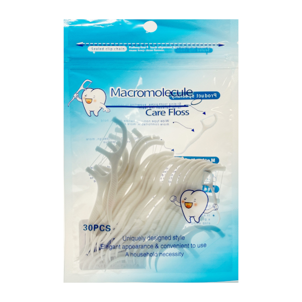 Зубна нитка на паличці Macromolecule Care Floss 30шт