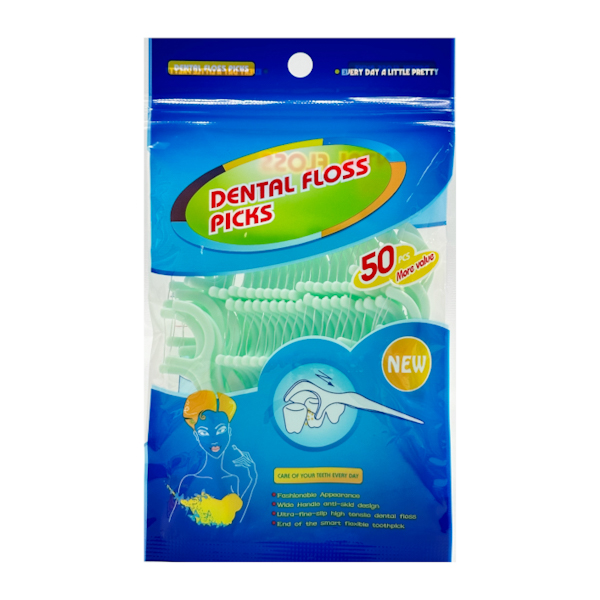 Зубна нитка на паличці Dental Floss 50шт