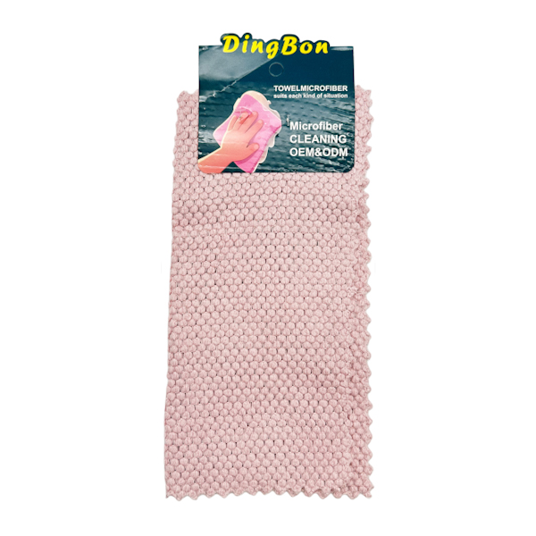 Ганчірка мікрофібра DingBon 1шт 30*30см д/кухні Соти арт.1065-03 *12