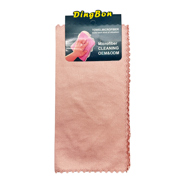 Ганчірка мікрофібра DingBon 1шт 30*30см д/скла гладенька арт.1065-01 *12