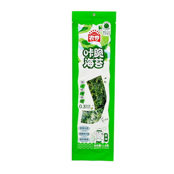 Снеки Nonhm 1,6г Норі сушені 0,3мм приправлені арт.F34-1 *12