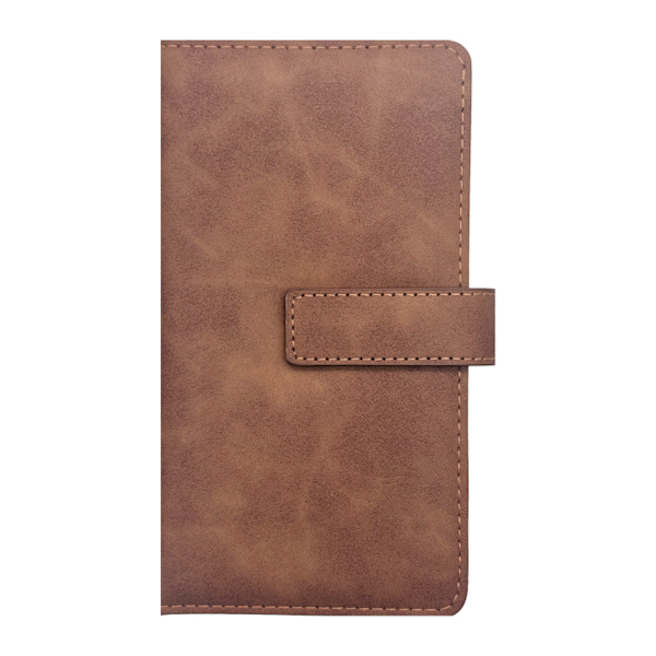 Блокнот А6 Екошкіра прошитий в лінію магнітна застібка арт.1055-4