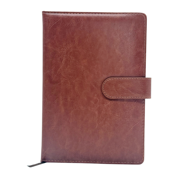 Блокнот А5 Екошкіра прошитий в лінію магнітна застібка арт.1055-7