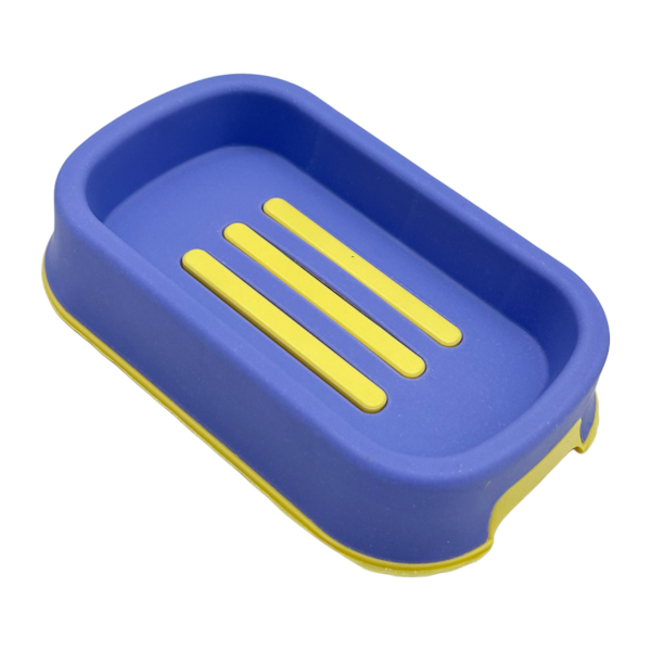 Мильниця пластикова 1шт з подвійним дном Кольорова арт.Y29-6855-1