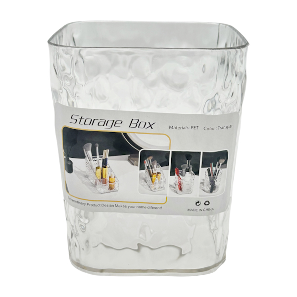 Органайзер 1шт пластик 9*8,5*11см Прозорий Рельєфний арт.189-302