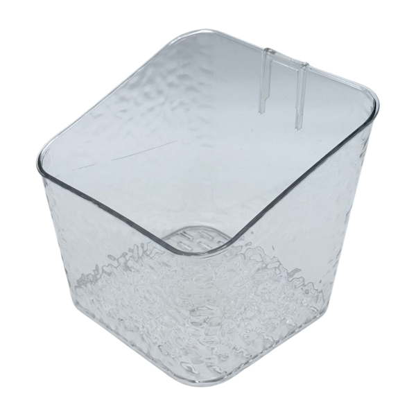 Органайзер 1шт пластик 14,5*14*13,5см навісний Прозорий Рельєфний арт.Y308-Q25-173