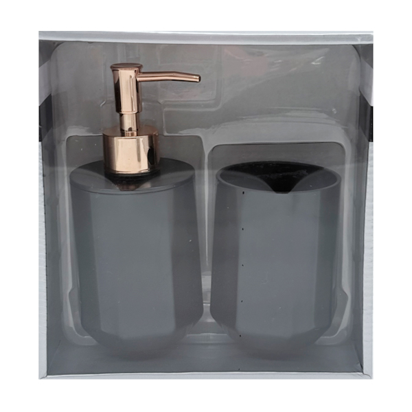 Набір аксесуарів д/ванної 2придм. пластик арт.A719-8967