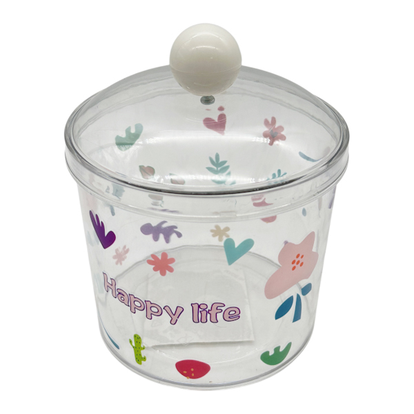 Органайзер пластиковий 10,5*12,5см з кришкою Прозорий Малюнок арт.A273-701