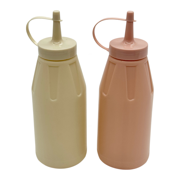 Пляшка 300мл д/соусу Набір 2шт з дозатором і кришкою арт.495-8807A