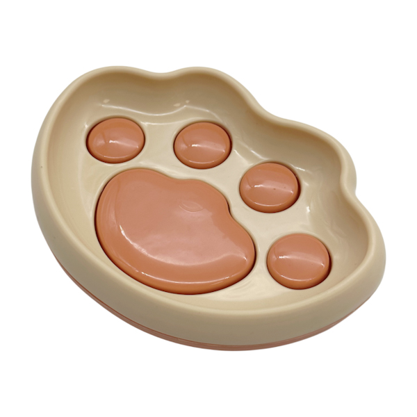 Мильниця пластикова 1шт з подвійним дном фігурна Лапа арт.687-120