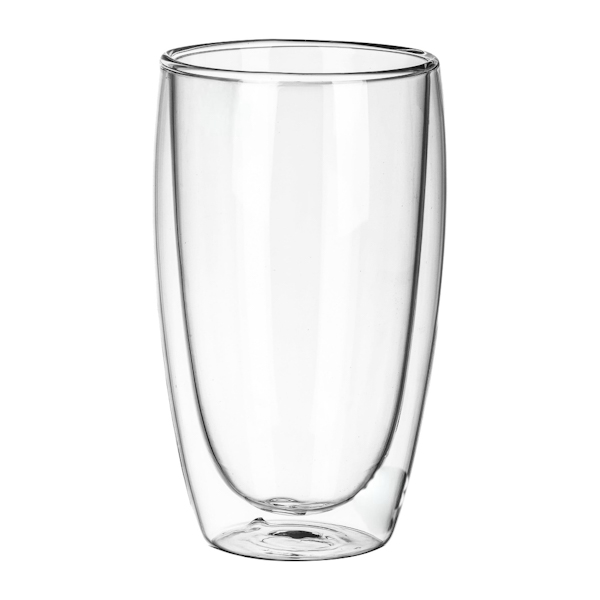 Стакан Скляний 450мл 1шт з подвійним дном арт.1247-4