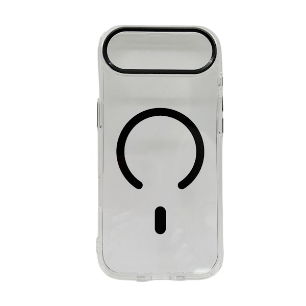 Чохол д/тел силікон iPhone 17Air прозорий кольорова вставка MagSafe арт.TZKR-0506 *4