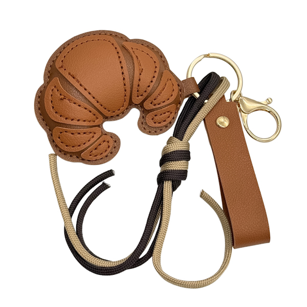 Брелок з карабіном д/сумки Круасан з шнурками арт.TZKR-2627 *5