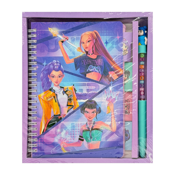 Блокнот А5 дитячий на спіралі з закладками +ручка Малюнок арт.LH-Top-1206