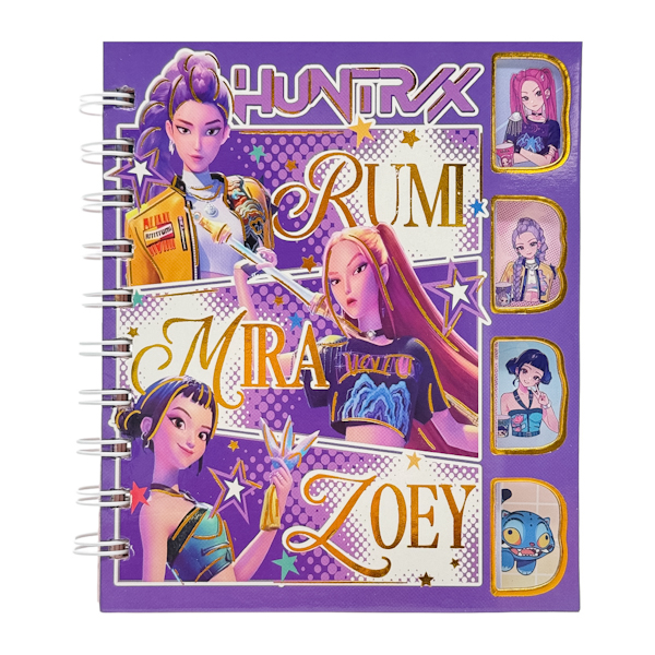 Блокнот А6 Fanny дитячий на спіралі з закладками Hunters арт.S-663 *24