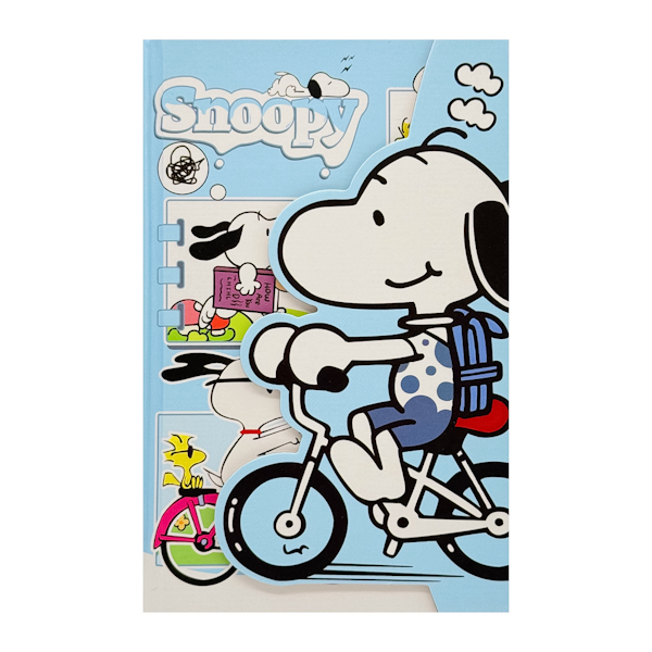 Блокнот А6 дитячий прошитий магнітна застібка Snoopy арт.SH-SZ611 *4