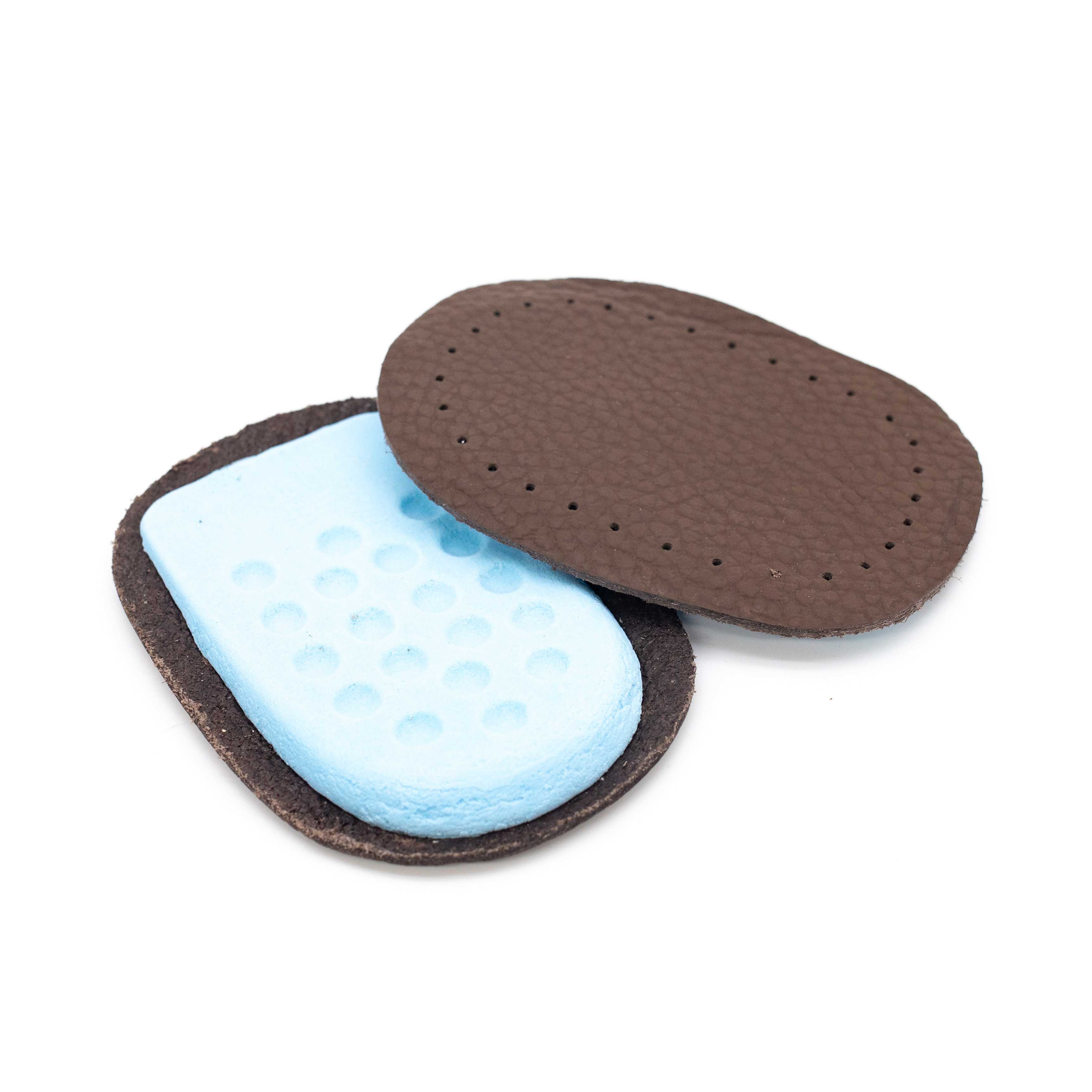 Устілка шкіряна 1пара  під п'яточку арт.1040-28*12*