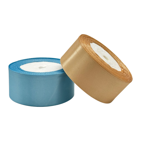 Стрічка Атласна 4см в рулоні Кольорова Мікс арт.1134-3