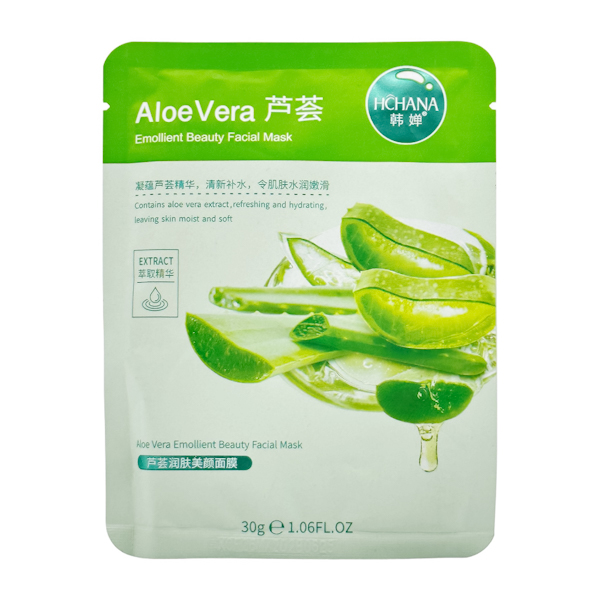 Маска д/обл тканинна HCHANA 30г Aloe Vera арт.HC57683