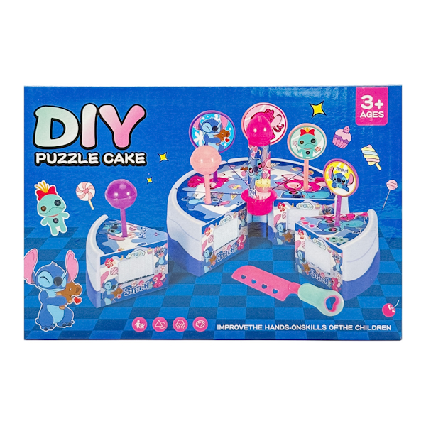 Іграшка Diy Puzzle Cake Торт на липучках Стіч арт.QY004-4