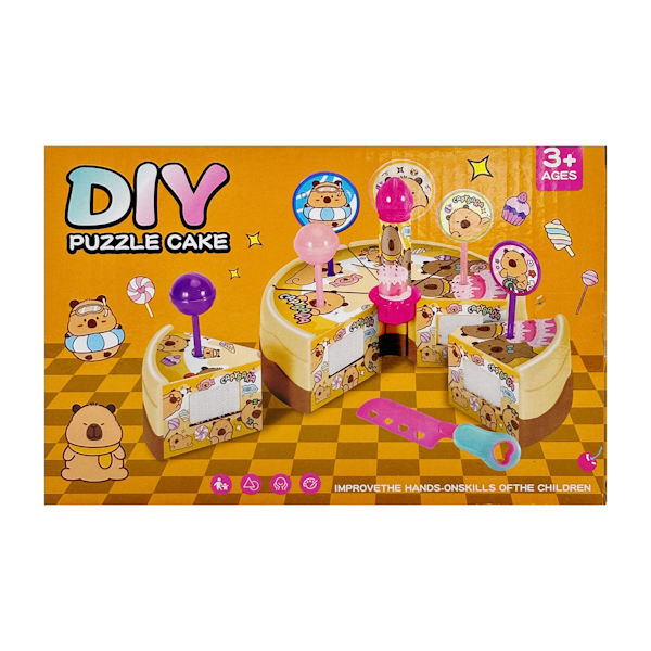 Іграшка Diy Puzzle Cake Торт на липучках Капібара арт.QY004-8