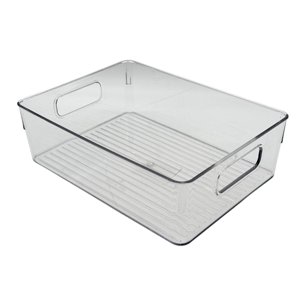 Органайзер пластиковий 27*20*8см Прозорий з ручками арт.WFA11 (25-2)