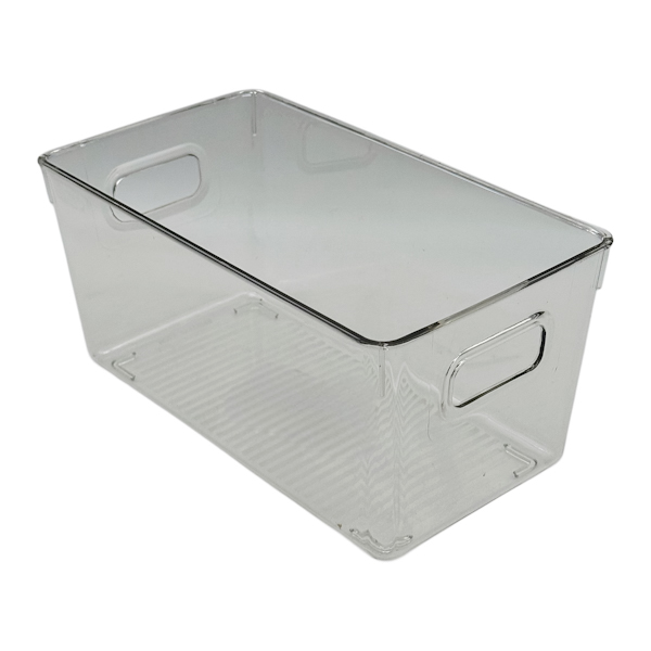 Органайзер пластиковий 23,5*13*11см Прозорий з ручками арт.N521 842