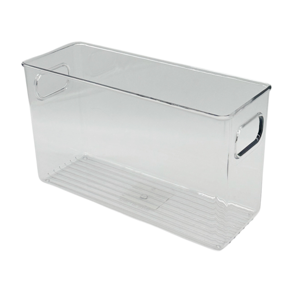 Органайзер пластиковий 26*9,5*15см Прозорий з ручками арт.WFA977 (25-5)