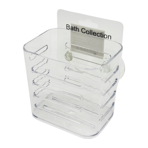 Органайзер д/ванної 1шт Bath Colllection 10,5*7,5*10см на присосках арт.SJ5098 (25-13)