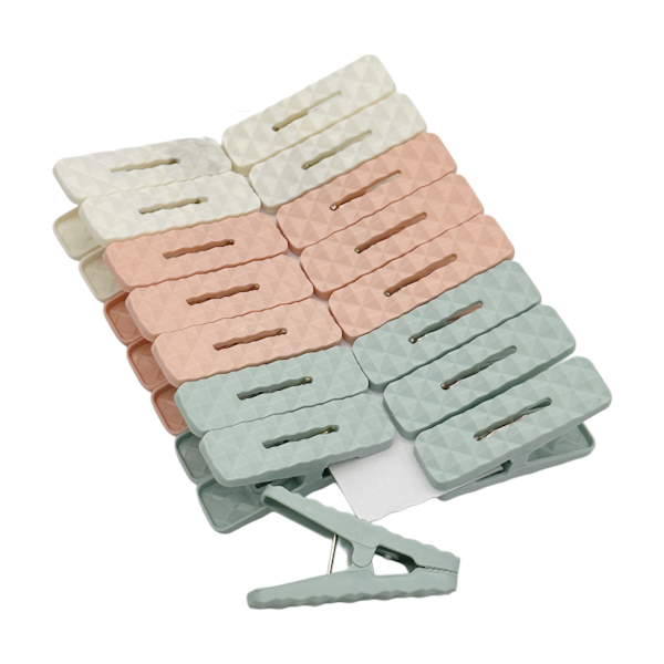 Прищіпка пласт. XuQing Набір 16шт 6,5см Кольорова арт.PJ877-16 (25-42)