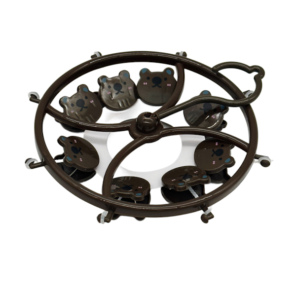 Сушка д/білизни BiCheng на 8 прищіпок d17см підвісна пластикова арт.25-44