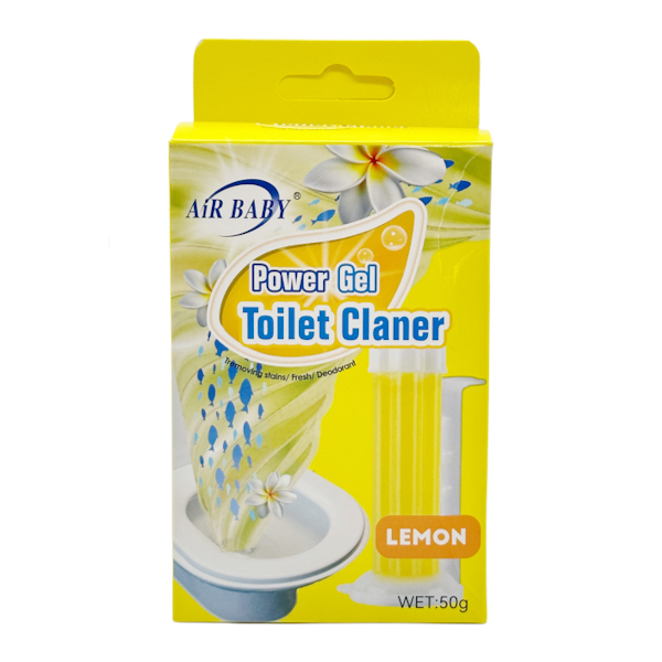 Туалетний гель-шприц AirBaby д/унітазу 50г Лимон арт.66-4