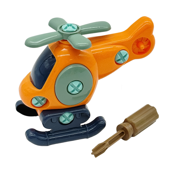 Іграшка Конструктор на шурупах Вертоліт з викруткою арт.JMF88415D (QH263614)