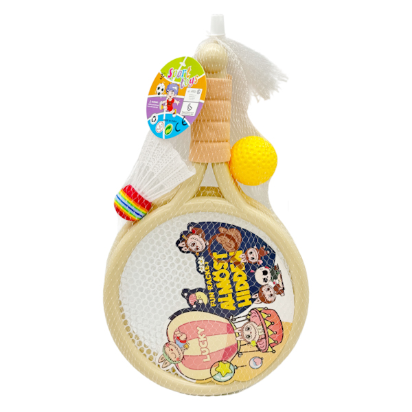 Бадмінтон дитячий Sport Toys міні з воланчиком і м'ячиком в сітці арт.LY-037 (QH318927)