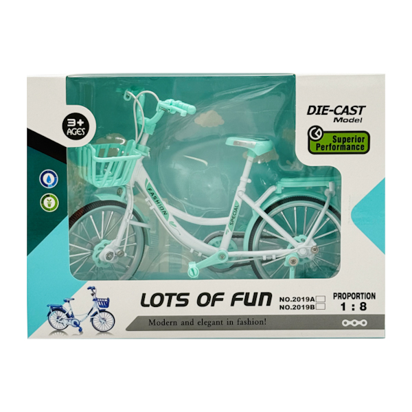 Іграшка Велосипед 1:8 з кошиком і рухомими колесами арт.2019 (QH158745)