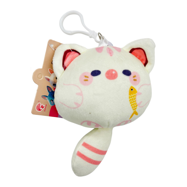 Іграшка-брелок CutePet 1шт Котик м'який з рухомим хвостом арт.688-294A *12