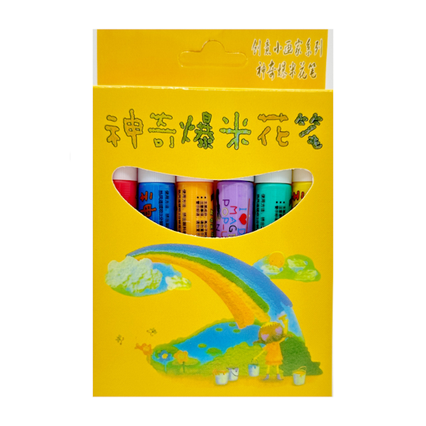 Фломастери Magic POP-UP 6шт кольорові 3d Бульбашкові арт.27-83