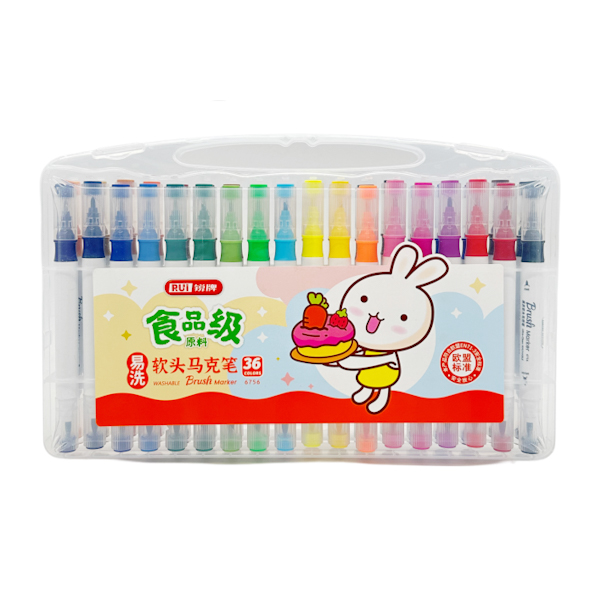 Маркер RUI 2-сторонній 36 кольорів у футлярі арт.6756 (76-1)