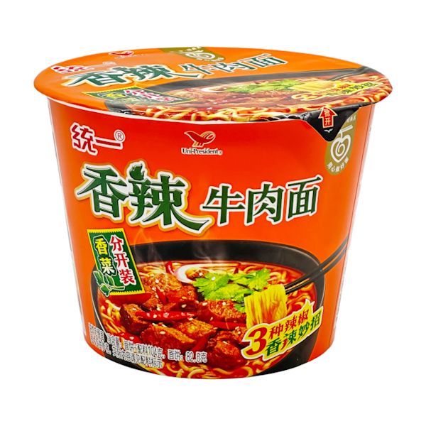 Локшина ш/п Uni-President 104г зі смаком  яловичини, гостро-пряна арт.F41-2 *12