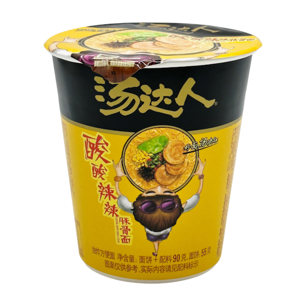 Локшина ш/п 90г у японському стилі зі смаком бульйону тонкоцу, кисло-гостра арт.F41-4 *12