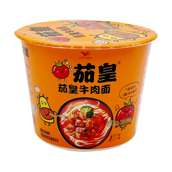 Локшина ш/п Uni-President 128г зі смаком яловичини та томатами арт.F41-16 *12