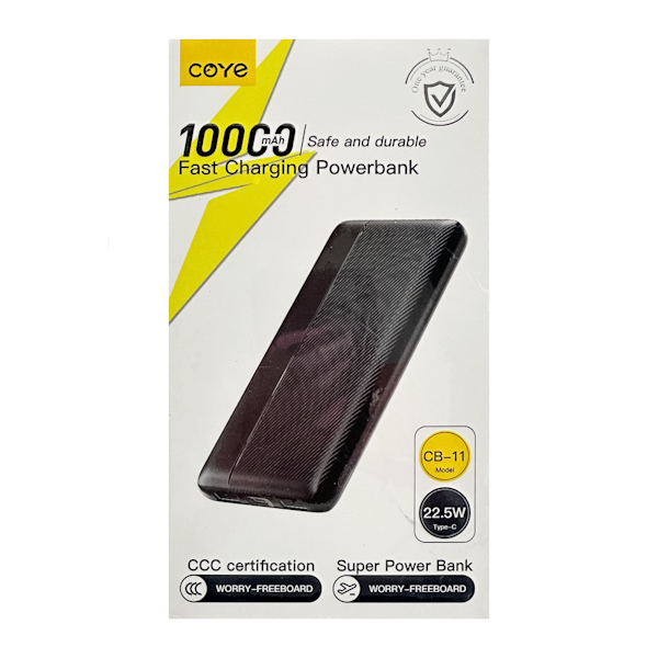 Павербанк COYE 10000mAh 22,5W арт.CB-11