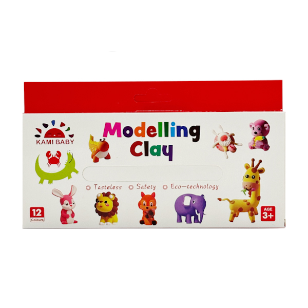 Пластилін дитячий KAMI BABY 12 кольорів арт.12150