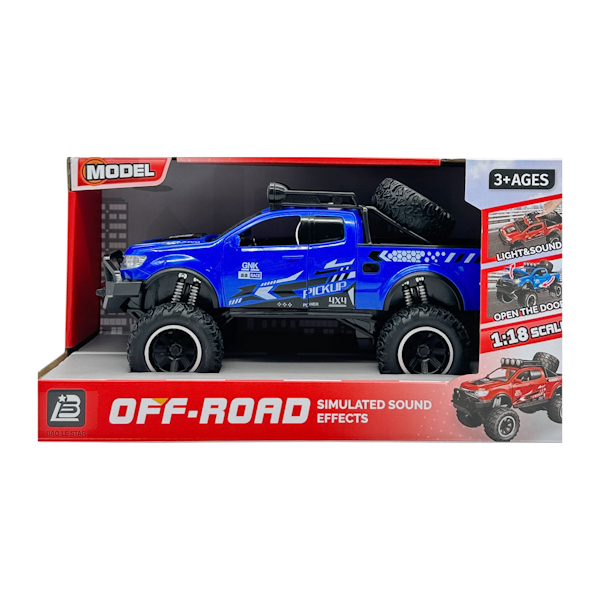 Іграшка BaoLeStar Машинка 1:18 Пікап інерційний музичний арт.98064А