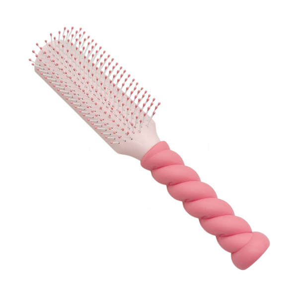 Розчіска Масажка Hair Brush 1шт Прямокутна спіральна ручка арт.GK2406